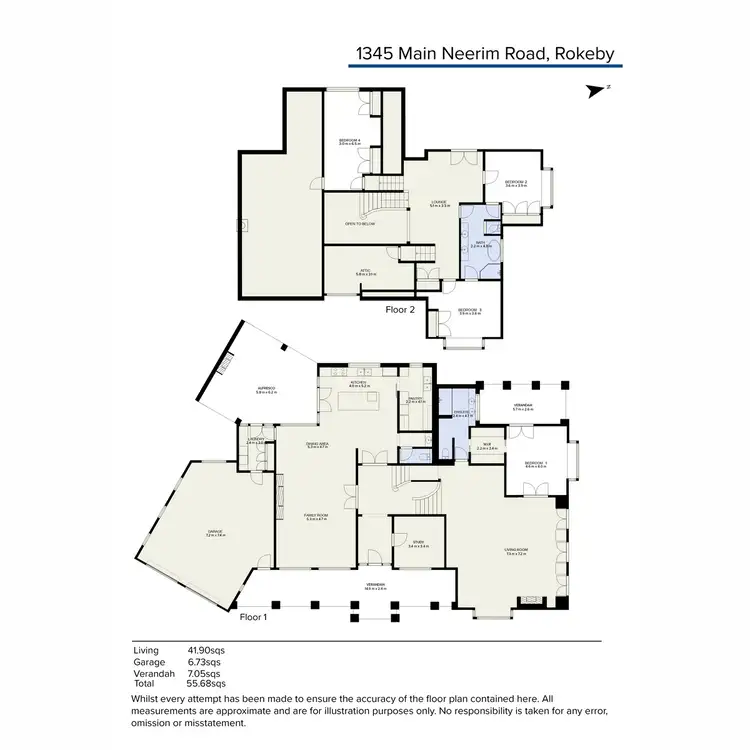 Floorplan of Homely rural property listing, 1345 Main Neerim Road, Rokeby VIC 3821