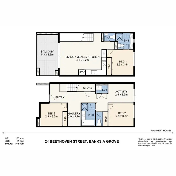 Floorplan of Homely house listing, 24 Beethoven Street, Banksia Grove WA 6031