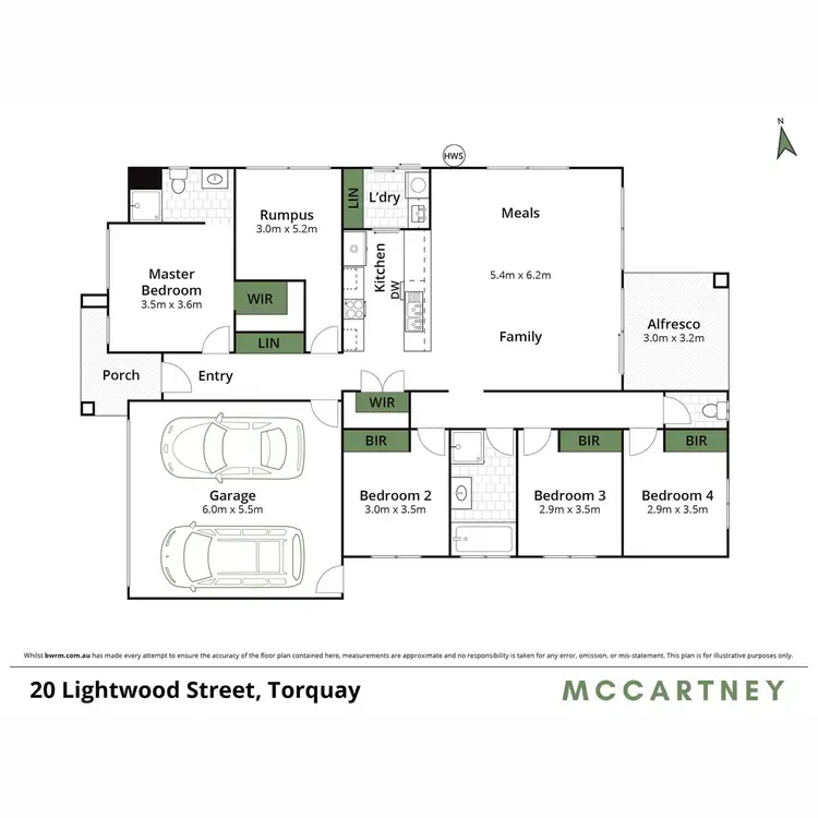 Floorplan of Homely house listing, 20 Lightwood Street, Torquay VIC 3228