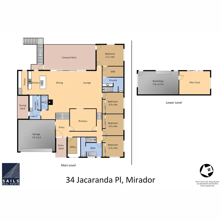 Floorplan of Homely house listing, 34 Jacaranda Place, Merimbula NSW 2548