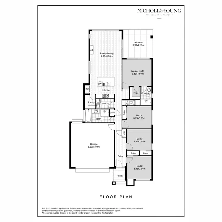 Floorplan of Homely house listing, 26 Panama Crescent, Mountain Creek QLD 4557