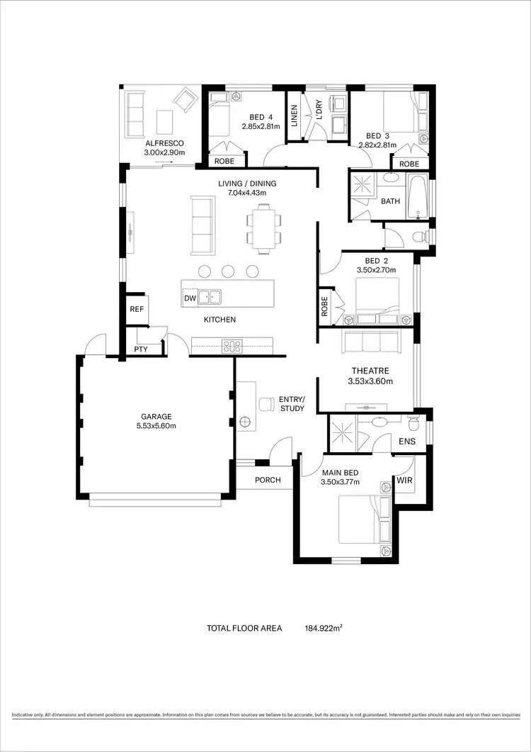 Floorplan of Homely house listing, 39 Allamanda Gate, Helena Valley WA 6056