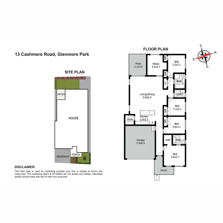 Floorplan of Homely house listing, 13 Cashmere Road, Glenmore Park NSW 2745