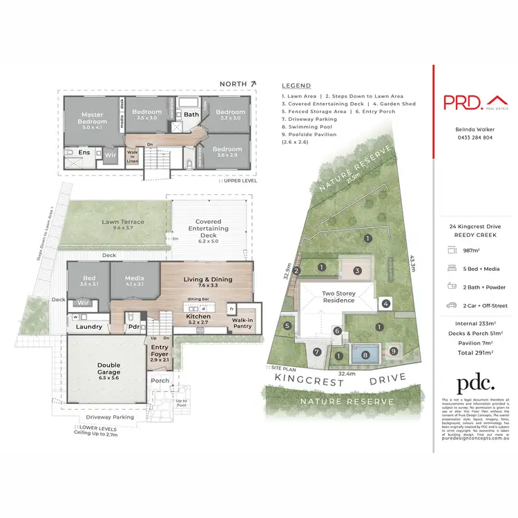 Floorplan of Homely house listing, 24 Kingcrest Drive, Reedy Creek QLD 4227