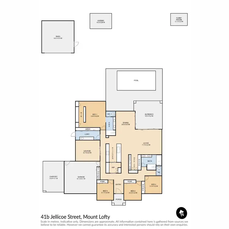 Floorplan of Homely house listing, 41B Jellicoe Street, Mount Lofty QLD 4350