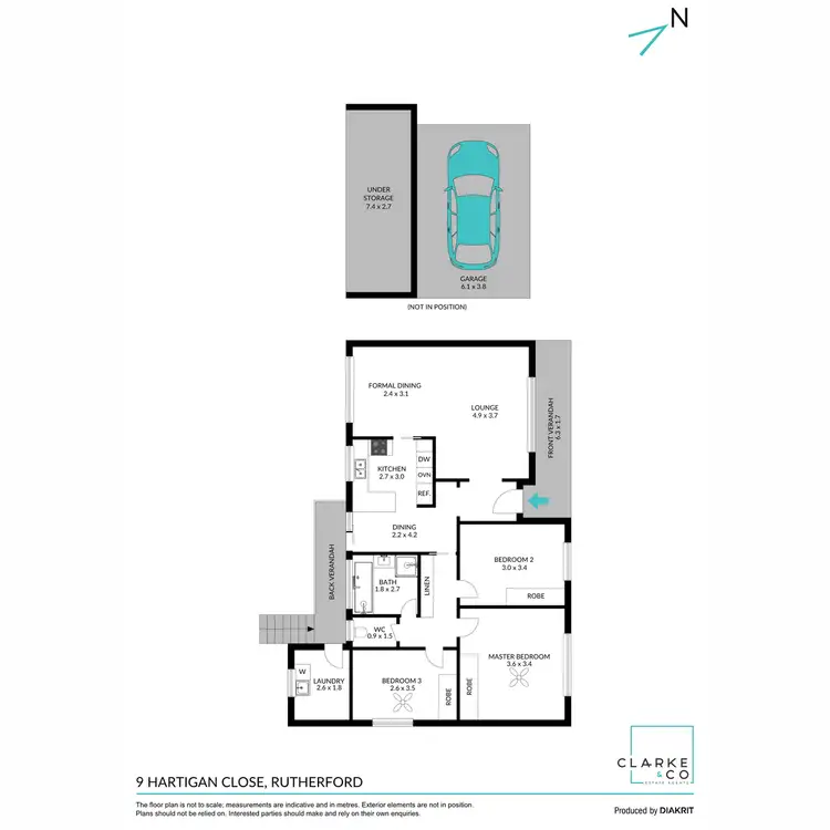 Floorplan of Homely house listing, 9 Hartigan Close, Rutherford NSW 2320
