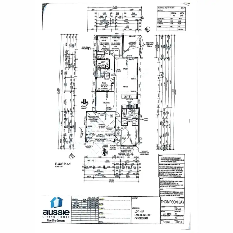 Floorplan of Homely house listing, 22 Langdon Loop, Caversham WA 6055