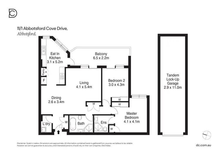 Floorplan of Homely apartment listing, 11/1 Abbotsford Cove Drive, Abbotsford NSW 2046