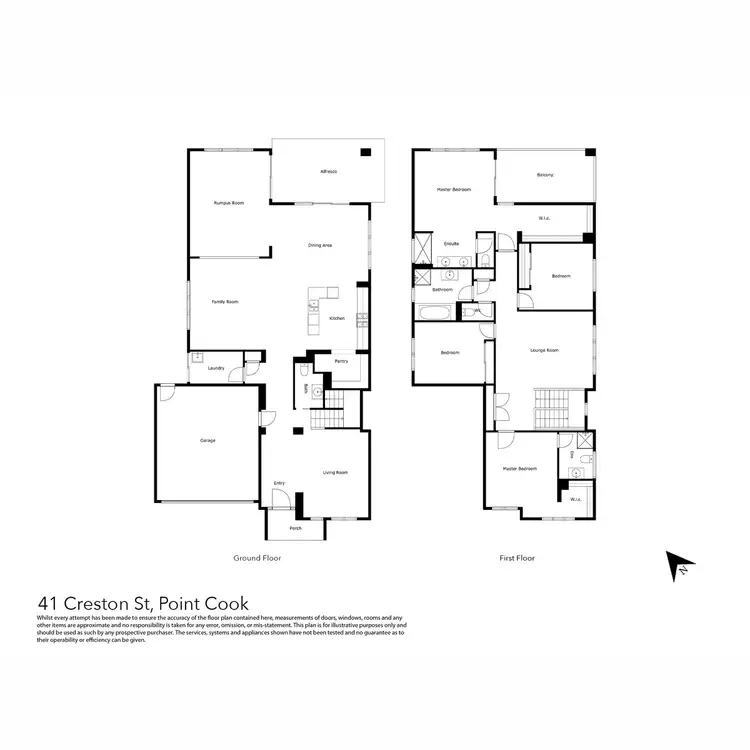 Floorplan of Homely house listing, 41 creston Street, Point Cook VIC 3030