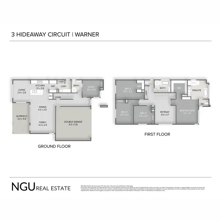 Floorplan of Homely house listing, 3 Hideaway Circuit Hideaway Circuit, Warner QLD 4500