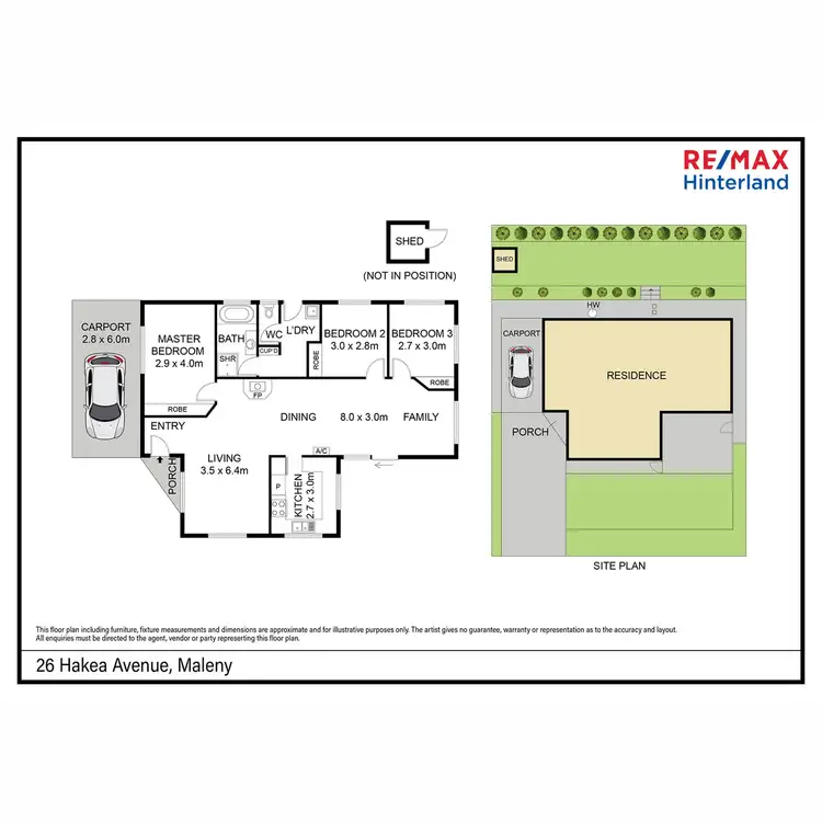 Floorplan of Homely house listing, 26 Hakea Avenue, Maleny QLD 4552