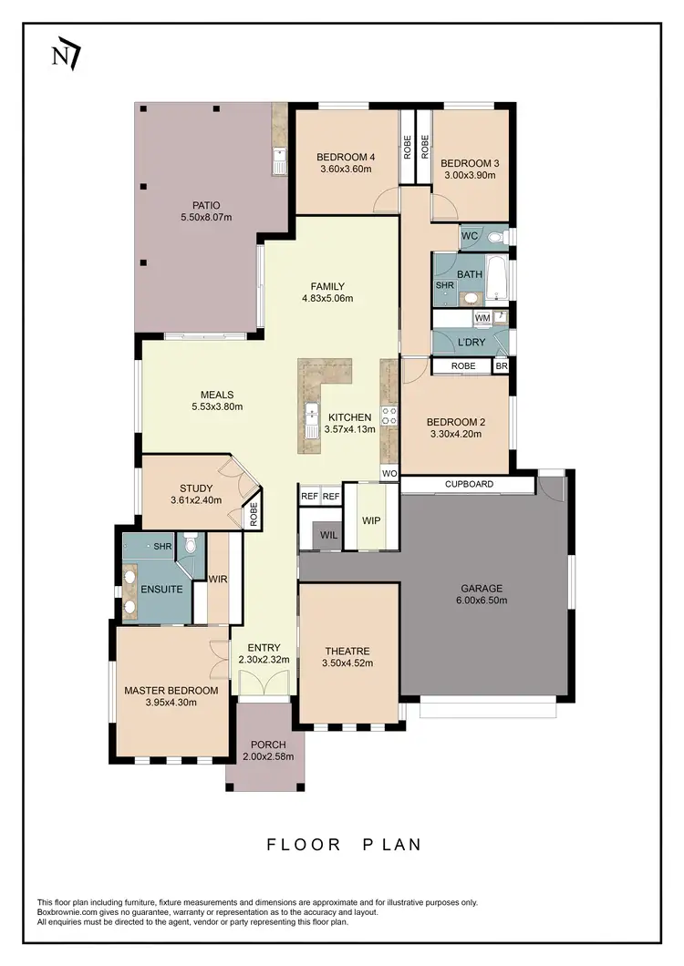 Floorplan of Homely rural property listing, 3 Nanando Drive, Calliope QLD 4680