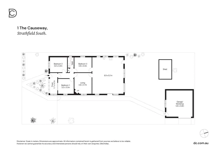 Floorplan of Homely house listing, 1 The Causeway, Strathfield South NSW 2136