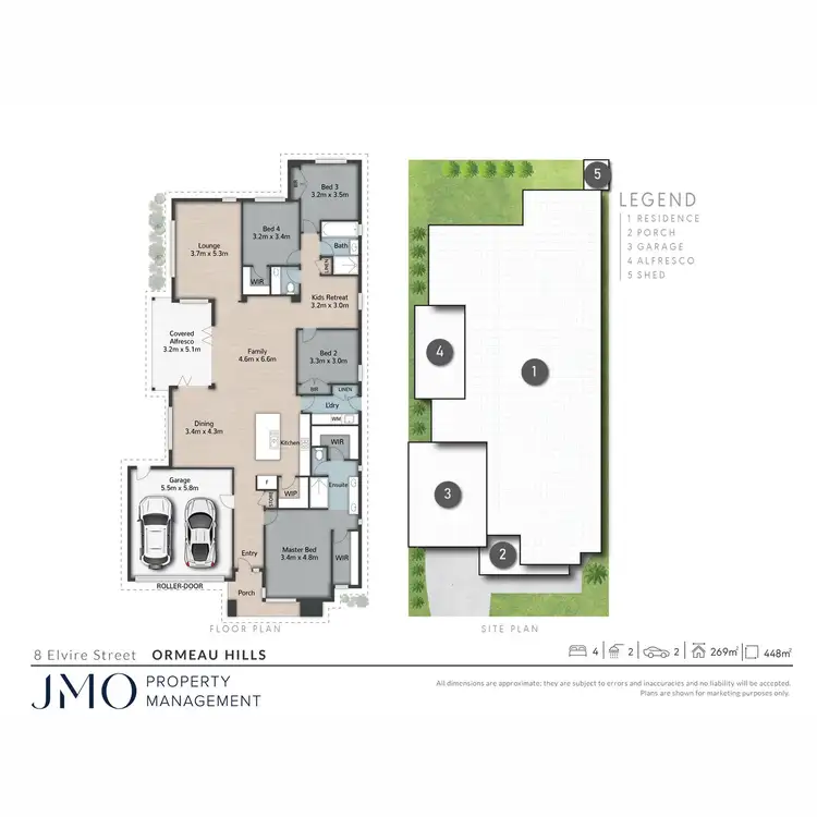 Floorplan of Homely house listing, 8 Elvire Street, Ormeau Hills QLD 4208