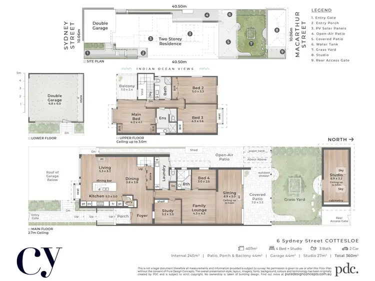 Floorplan of Homely house listing, 6 Sydney Street, Cottesloe WA 6011
