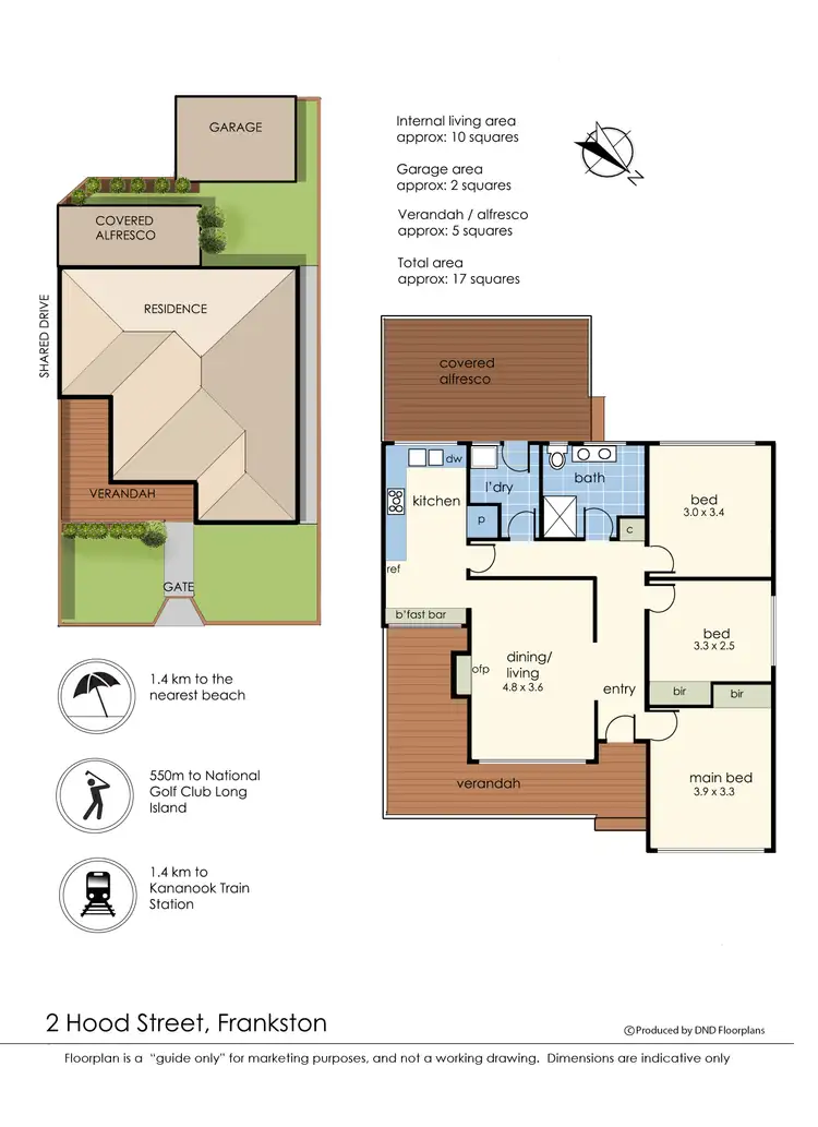Floorplan of Homely house listing, 2 Hood Street, Frankston VIC 3199