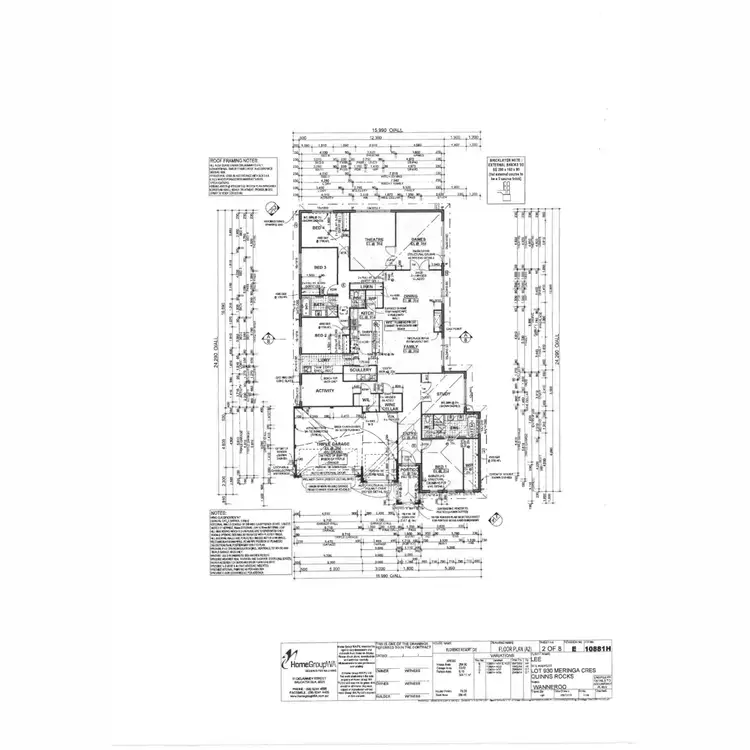 Floorplan of Homely house listing, 24 Meringa Crescent, Quinns Rocks WA 6030