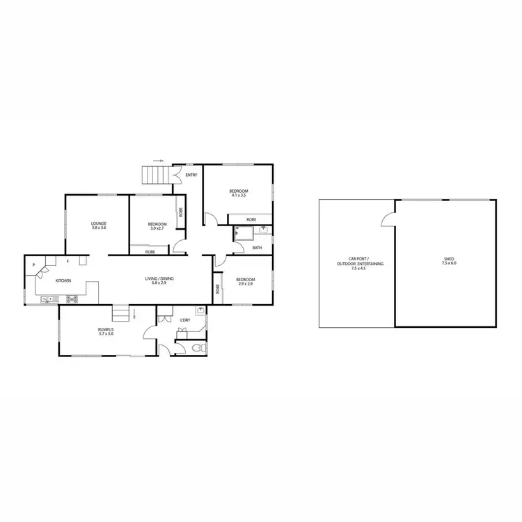 Floorplan of Homely house listing, 27 Phyllis Street, Harristown QLD 4350
