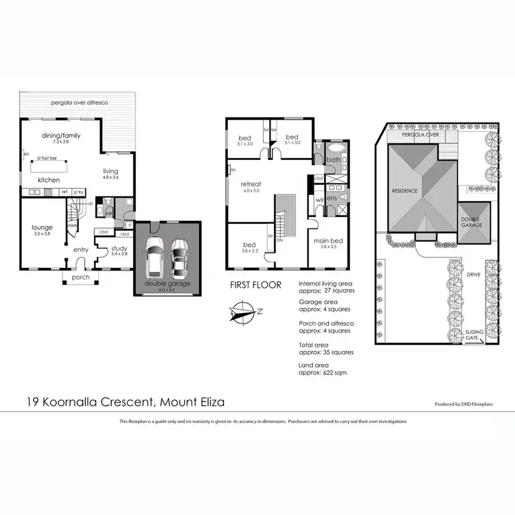 Floorplan of Homely house listing, 19 Koornalla Crescent, Mount Eliza VIC 3930