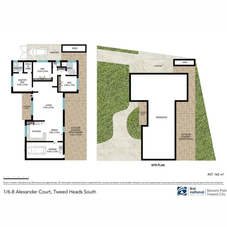 Floorplan of Homely semi-detached listing, 1/6-8 Alexander Court, Tweed Heads South NSW 2486
