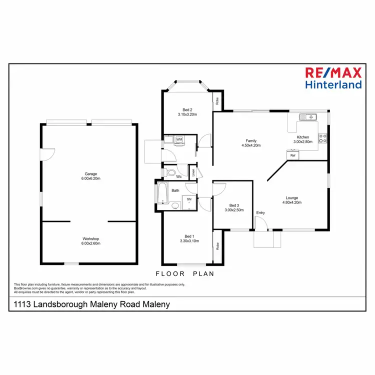 Floorplan of Homely house listing, 1113 Landsborough Maleny Road, Maleny QLD 4552