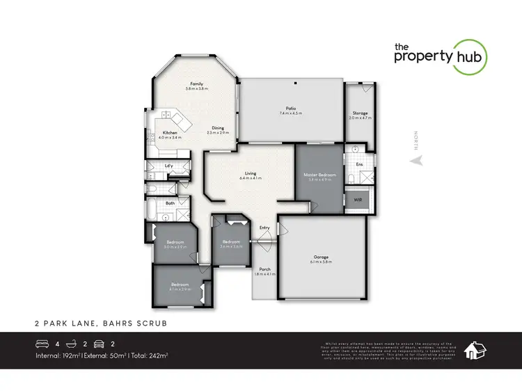Floorplan of Homely house listing, 2 Park Lane, Bahrs Scrub QLD 4207