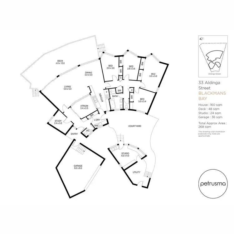 Floorplan of Homely house listing, 33 Aldinga Street, Blackmans Bay TAS 7052