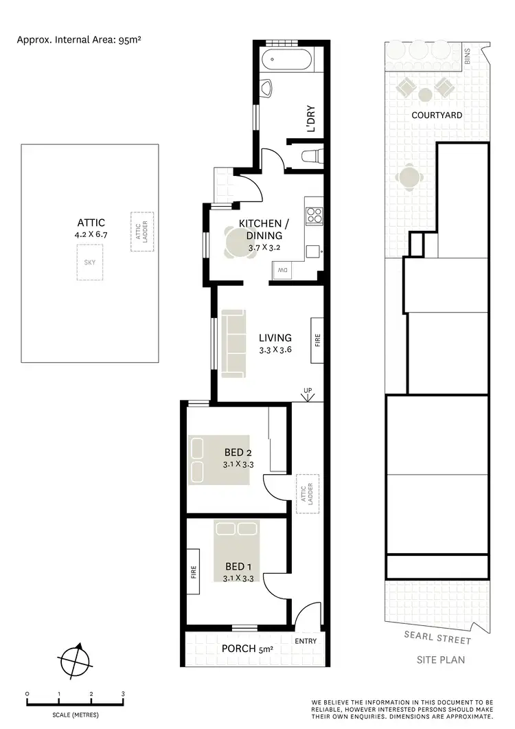 Floorplan of Homely house listing, 40 Searl Street, Petersham NSW 2049