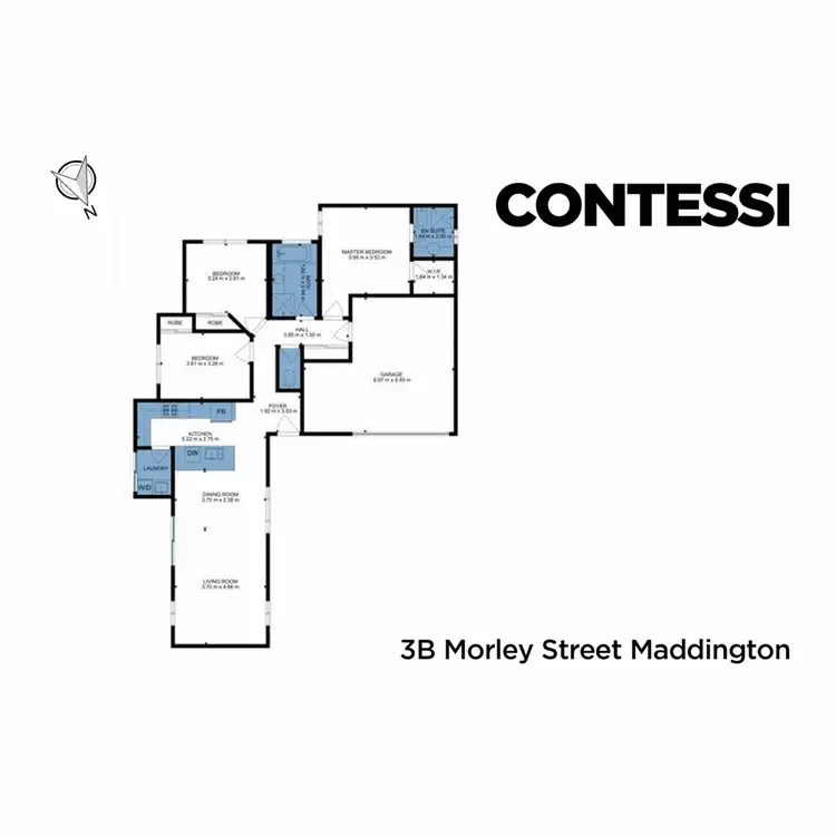 Floorplan of Homely villa listing, 3B Morley Street, Maddington WA 6109