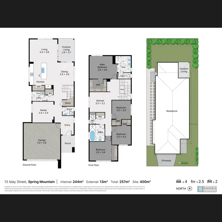 Floorplan of Homely house listing, 13 Islay Street, Spring Mountain QLD 4300