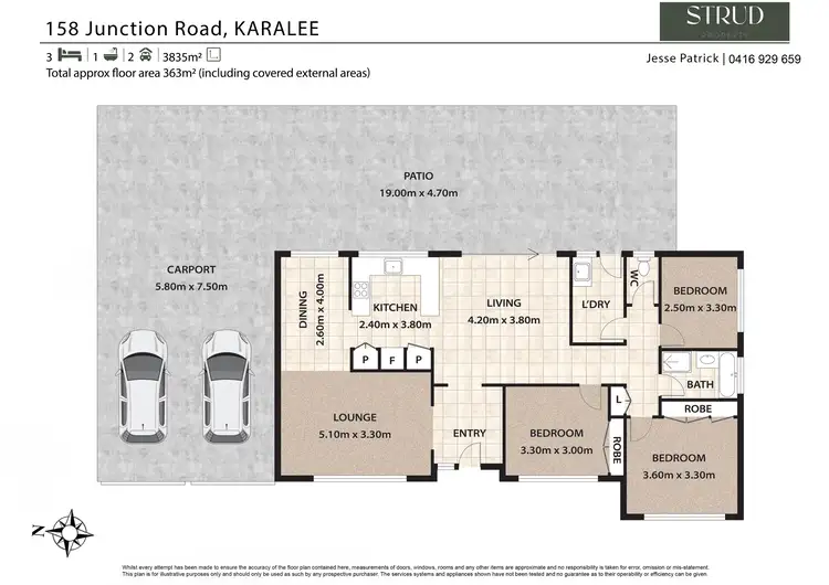 Floorplan of Homely house listing, 158 Junction Road, Karalee QLD 4306