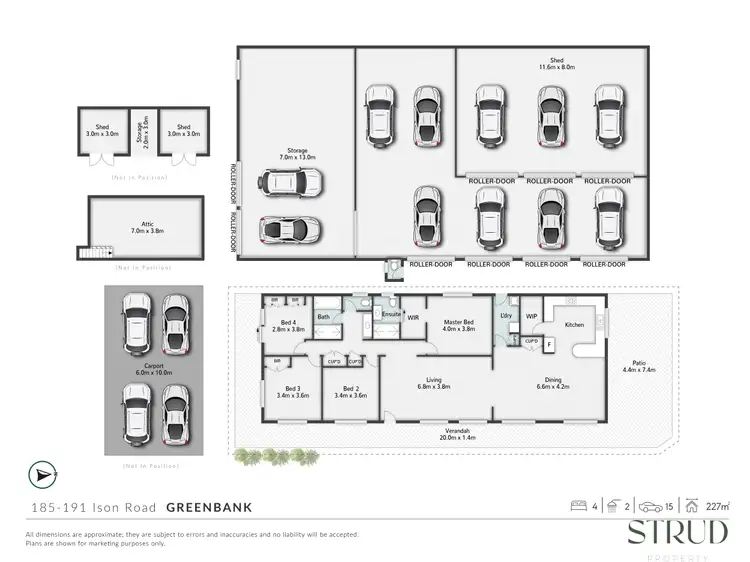 Floorplan of Homely house listing, 185-191 Ison Road, Greenbank QLD 4124