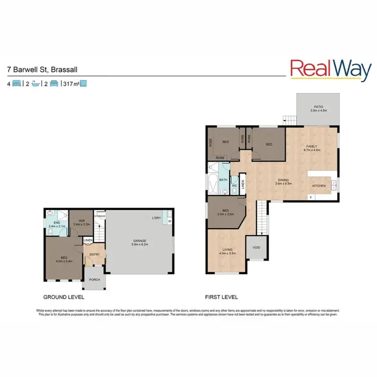 Floorplan of Homely house listing, 7 Barwell Street, Brassall QLD 4305