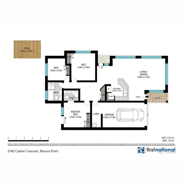Floorplan of Homely semi-detached listing, 2/40 Cashel Crescent, Banora Point NSW 2486