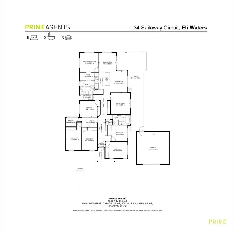 Floorplan of Homely house listing, 34 Sailaway Circuit, Eli Waters QLD 4655