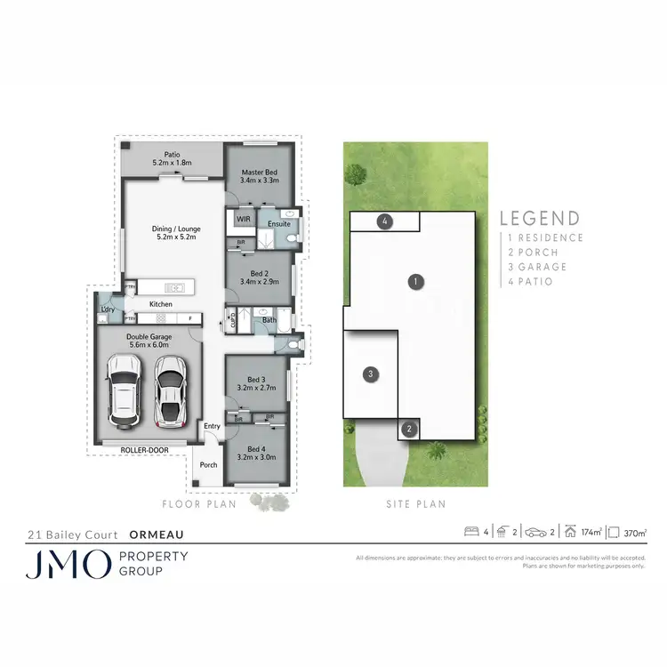 Floorplan of Homely house listing, 21 Bailey Court, Ormeau QLD 4208