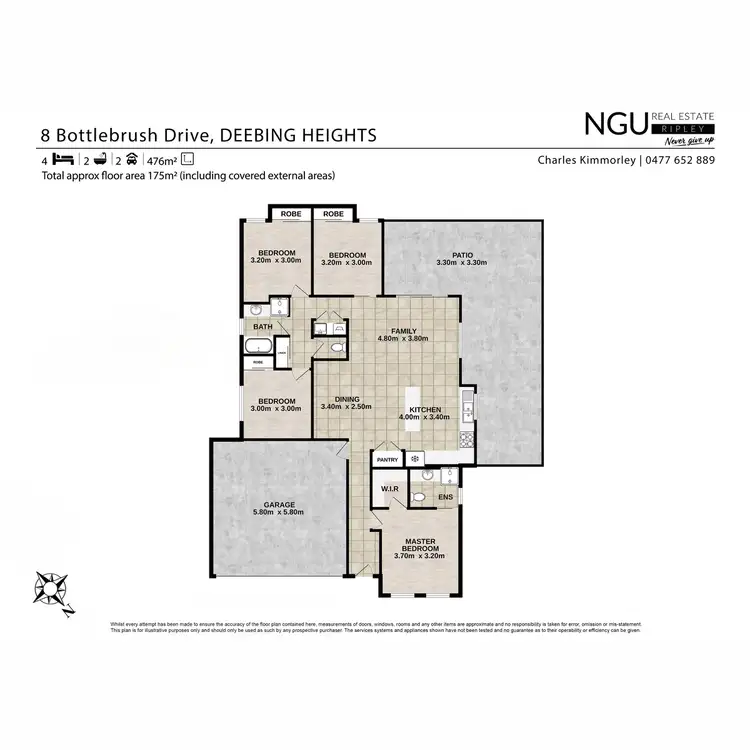Floorplan of Homely house listing, 8 Bottlebrush Drive, Deebing Heights QLD 4306