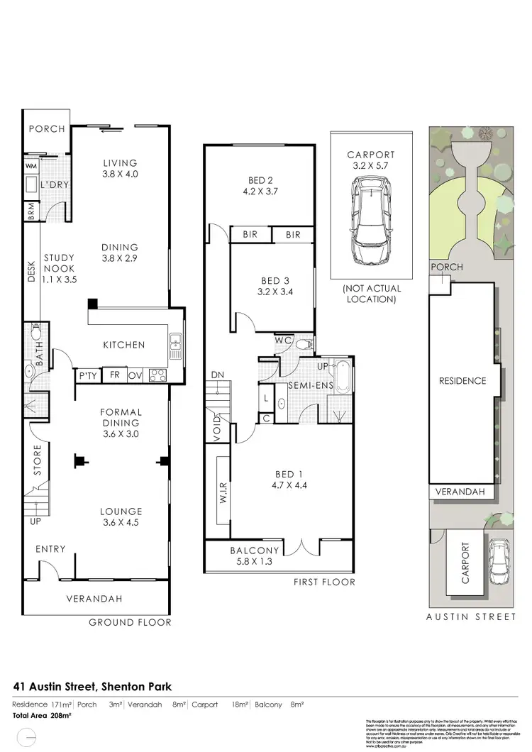 Floorplan of Homely house listing, 41 Austin Street, Shenton Park WA 6008