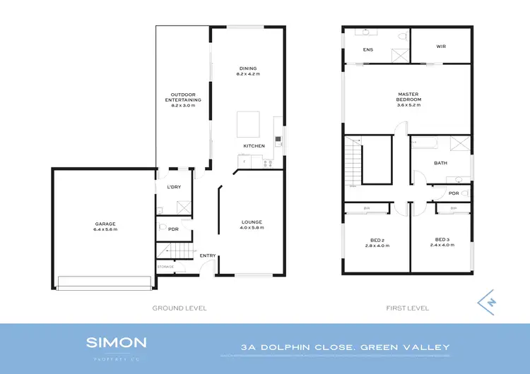 Floorplan of Homely semi-detached listing, 3A Dolphin Close, Green Valley NSW 2168