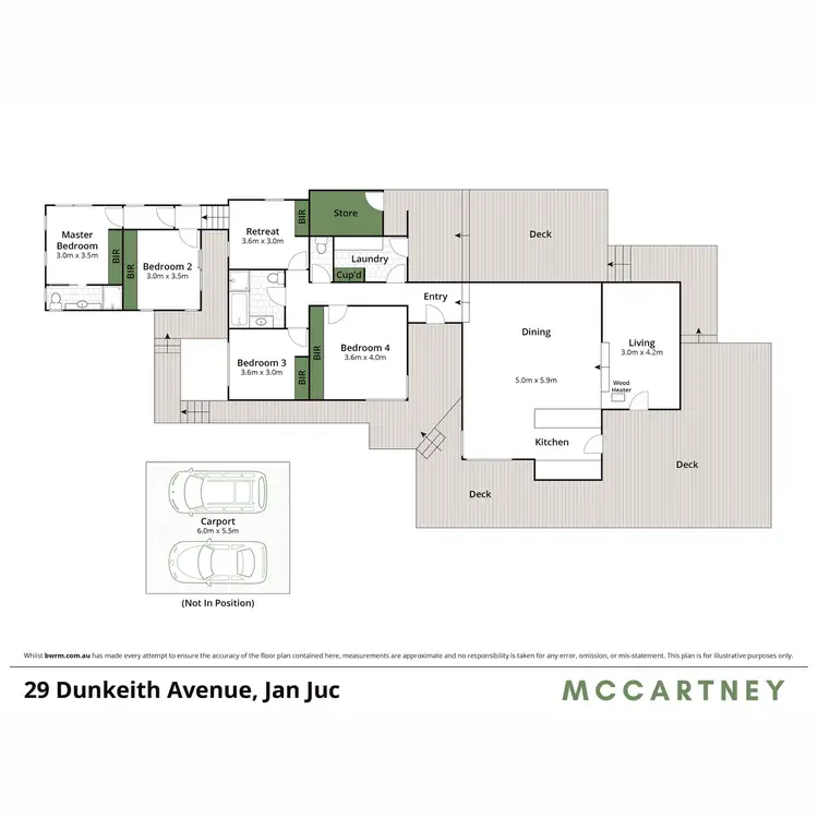Floorplan of Homely house listing, 29 Dunkeith Avenue, Jan Juc VIC 3228