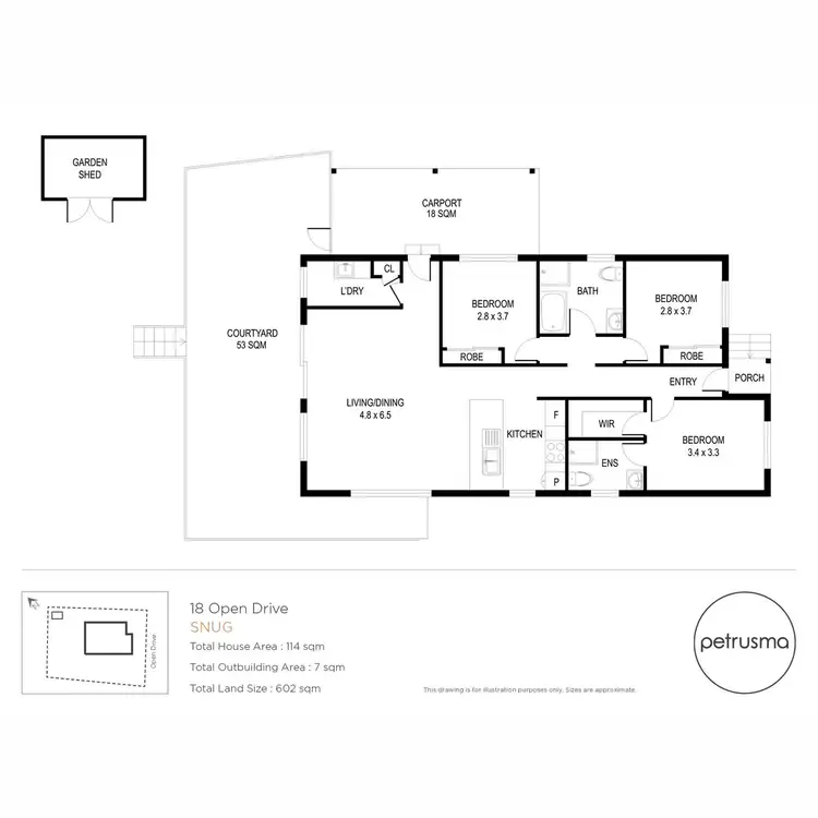 Floorplan of Homely house listing, 18 Open Drive, Snug TAS 7054