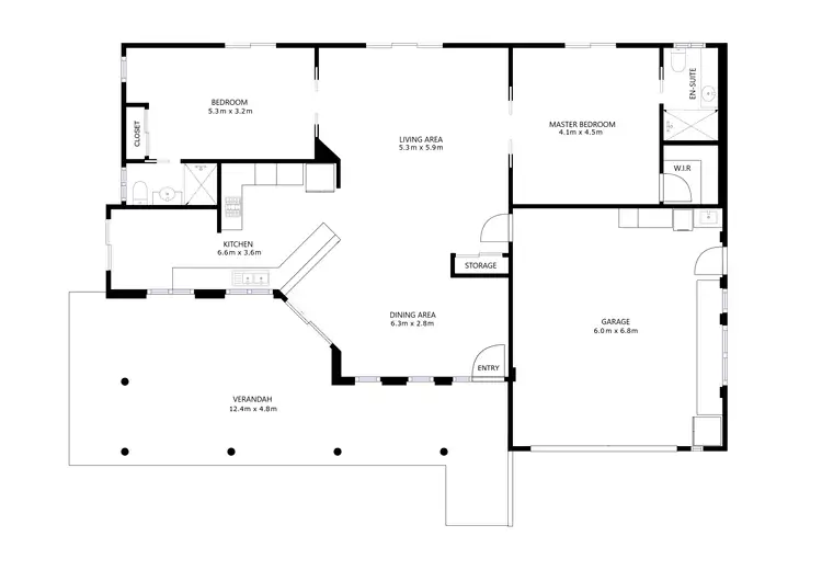 Floorplan of Homely house listing, 5 Hall Court, Howlong NSW 2643