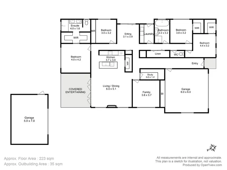 Floorplan of Homely house listing, 38 Fouche Avenue, Old Beach TAS 7017