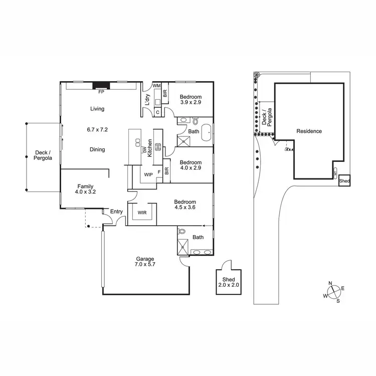 Floorplan of Homely house listing, 31a Iluka Street, Safety Beach VIC 3936