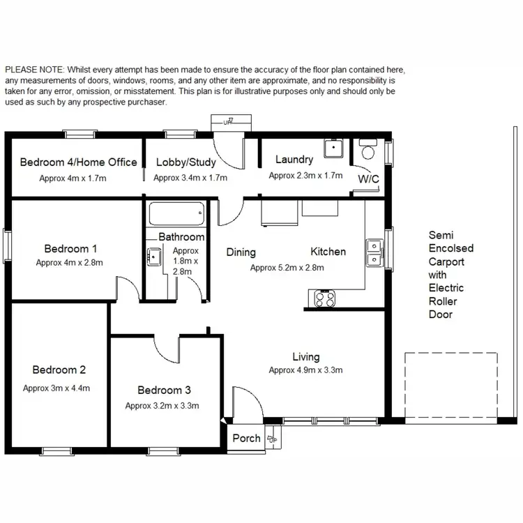 Floorplan of Homely house listing, 7 Nicholson Terrace, Port Augusta SA 5700