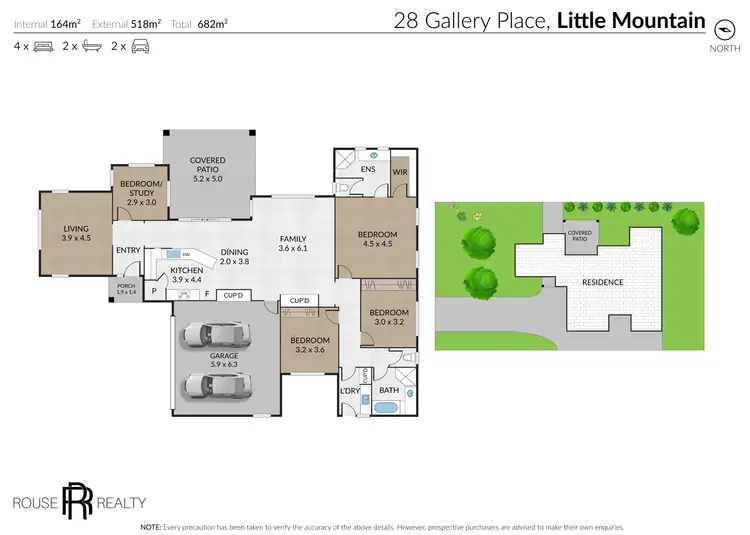 Floorplan of Homely house listing, 28 Gallery Place, Little Mountain QLD 4551