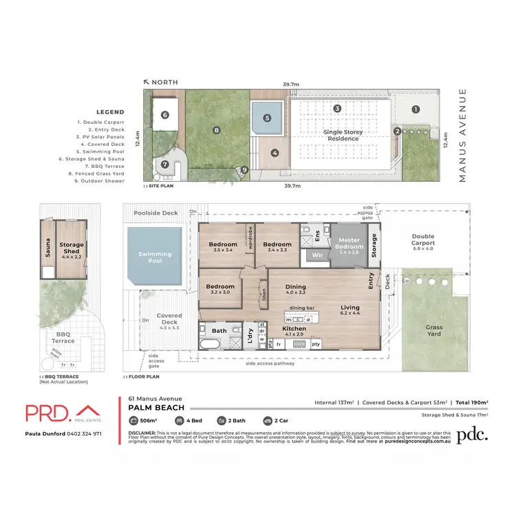 Floorplan of Homely house listing, 61 Manus Avenue, Palm Beach QLD 4221