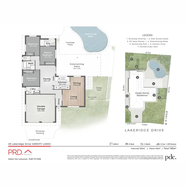 Floorplan of Homely house listing, 29 Lakeridge Drive, Varsity Lakes QLD 4227