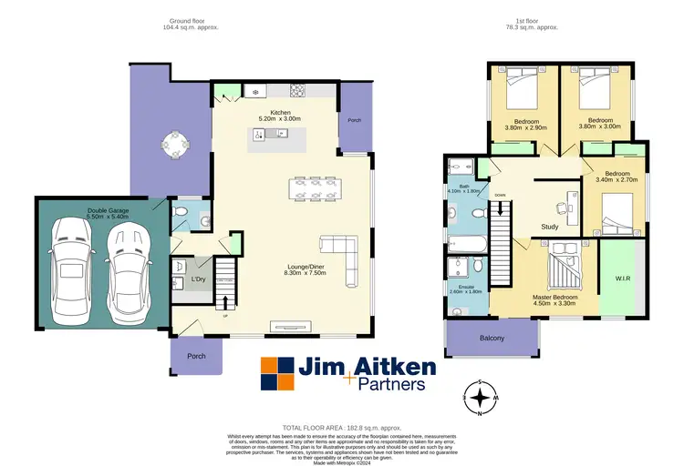 Floorplan of Homely house listing, 5 Cabarita Way, Jordan Springs NSW 2747