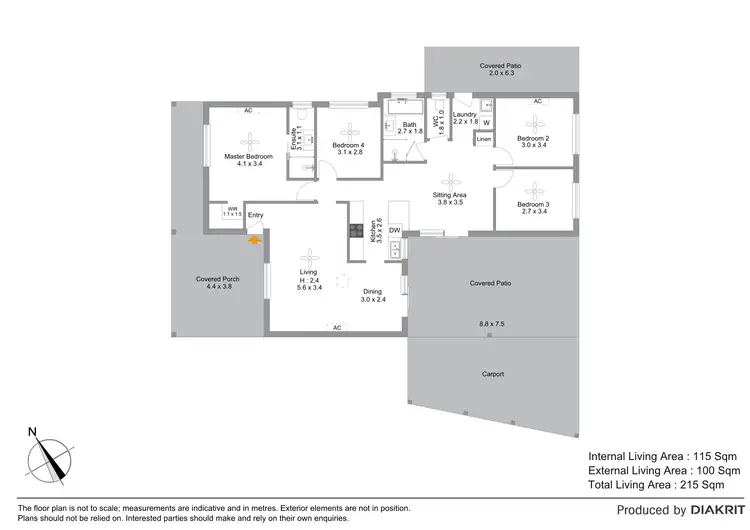 Floorplan of Homely house listing, 11 Landini Court, Burpengary QLD 4505